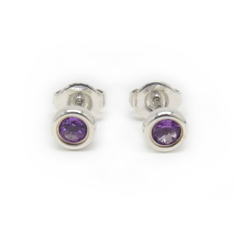 Tiffany Amethyst Elsa Peretti by the Yard Earrings